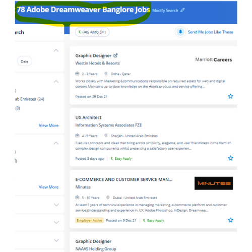 Adobe Dreamweaver internship jobs in New Brunswick