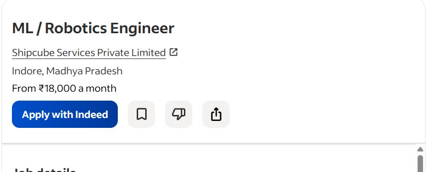 AI ML ROBOTICS internship jobs in Vancouver