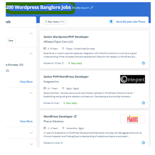 Wordpress internship jobs in Whitehorse